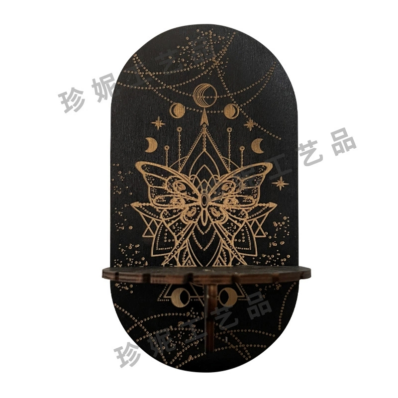 木质黑色水晶展示架波西