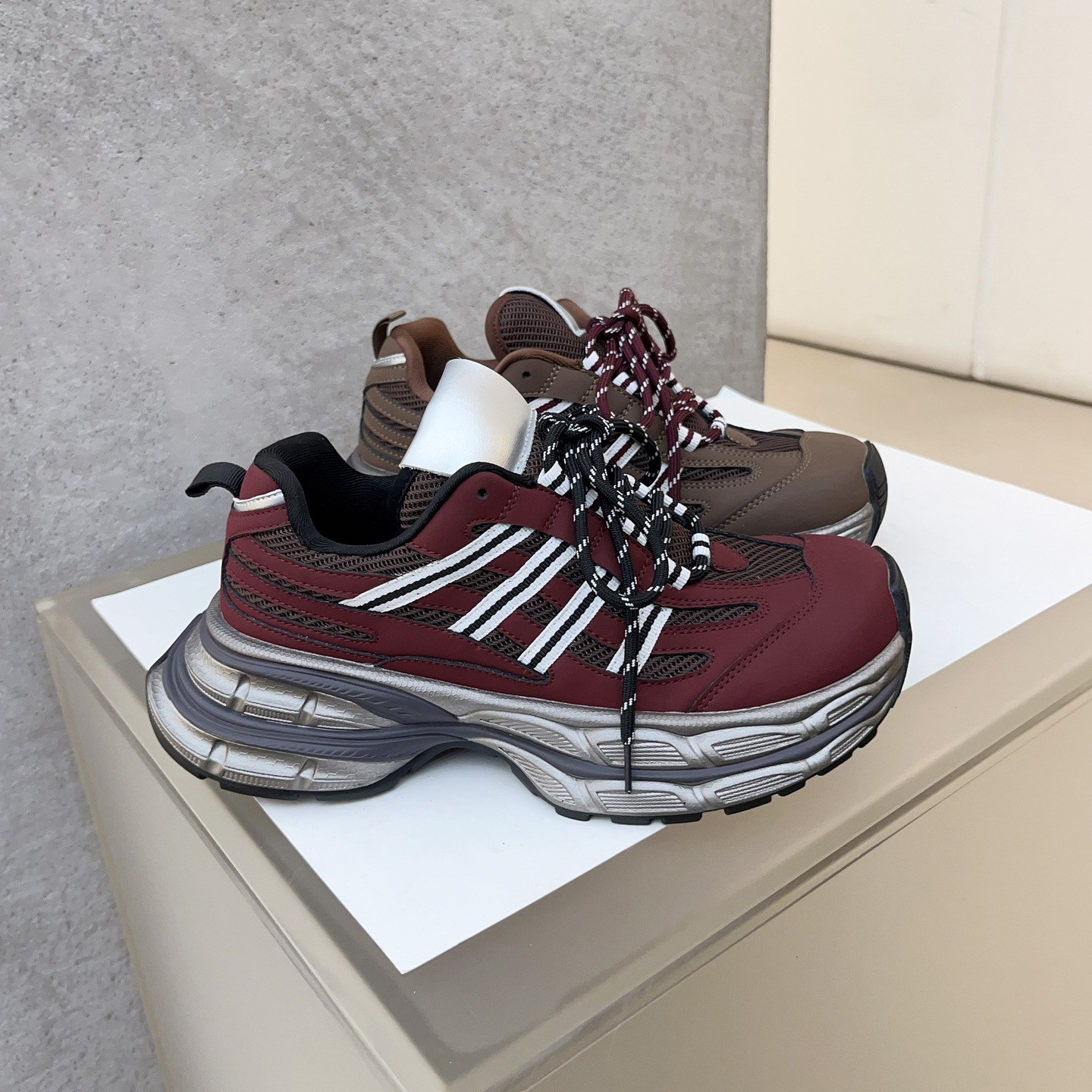 2025新款复古风松糕厚底老爹鞋