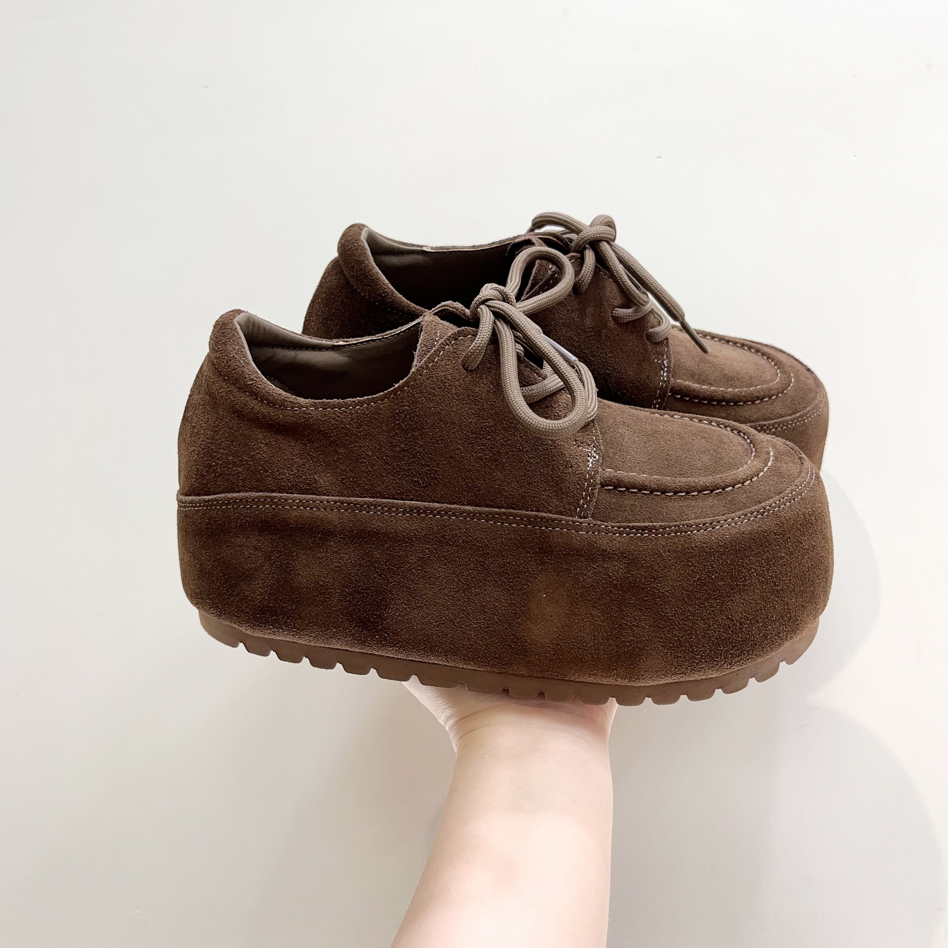 韩版百搭休闲大头勃肯鞋