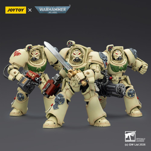 现货JOYTOY 暗源 战锤40K 1/18 黑暗天使 死翼终结者 三件套 模玩
