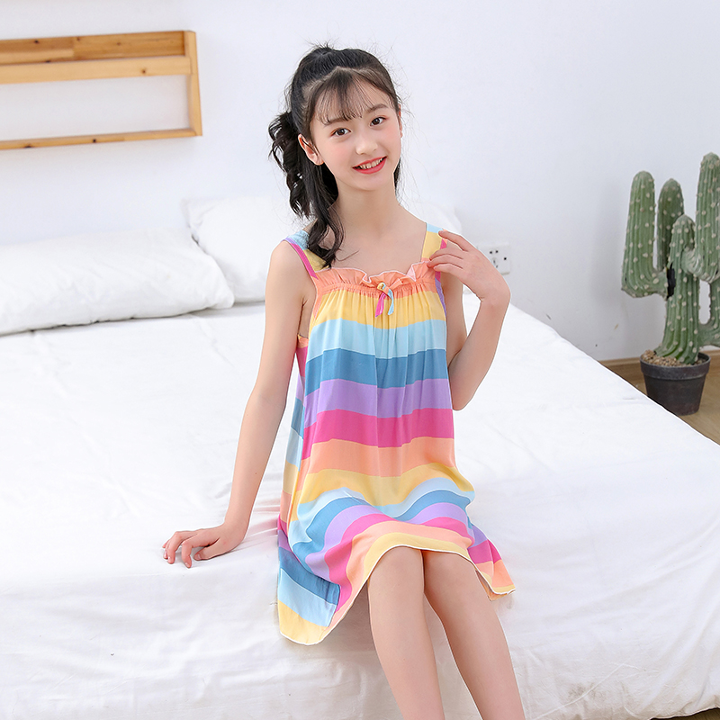 儿童睡衣连衣裙家居服夏季