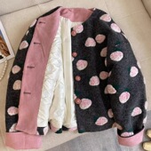 冬季 2025新款 欧货立体漂亮花朵羽绒服女巨好看小众独特小香风外套