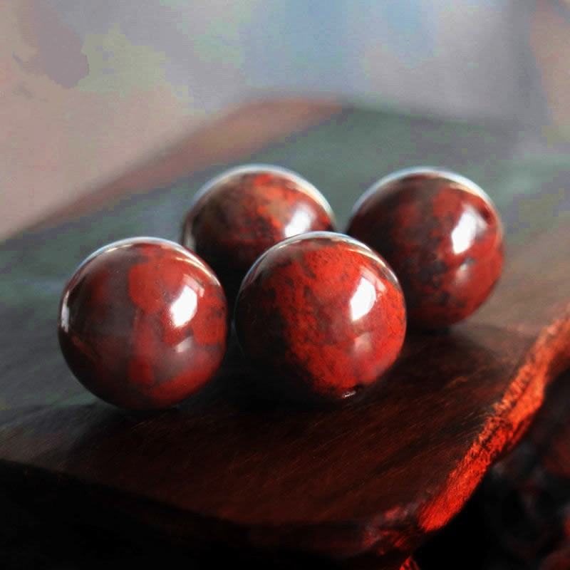 正品天然桂林鸡血玉鸡血石多宝玉珠子男女款手链手串项链佛珠配饰