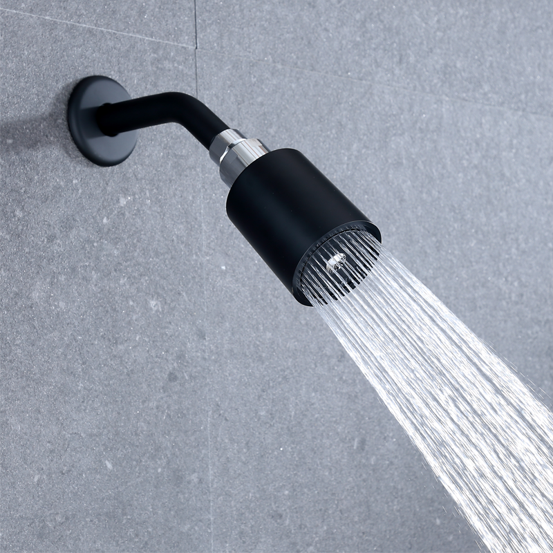 浴室淋浴花洒喷头黑色铜顶喷暗装水龙头酒店宾馆澡堂吊莲蓬头套装