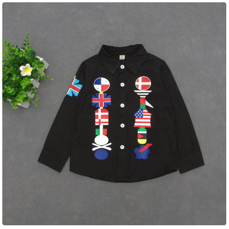 Chemise garcon à manche longue - Ref 2078511 Image 1