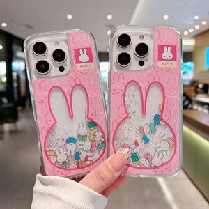 iPhone16镂空兔子手机壳全包防摔
