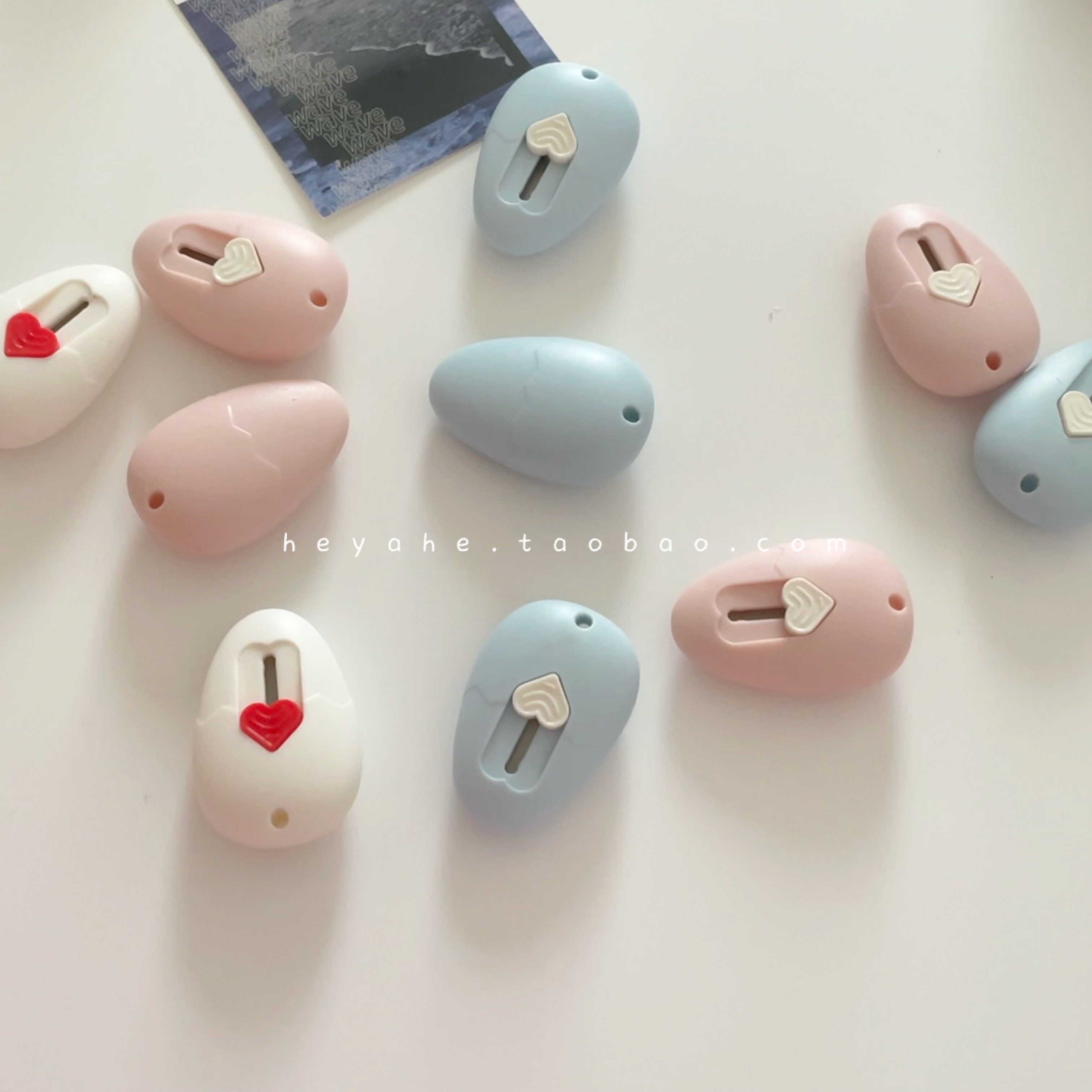 heyahe可爱蛋~韩国迷你随身小号美工刀拆快递小刀学生壁纸裁剪刀