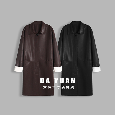 【大愿专享】时尚洋气皮衣JKM1853 衣长96起