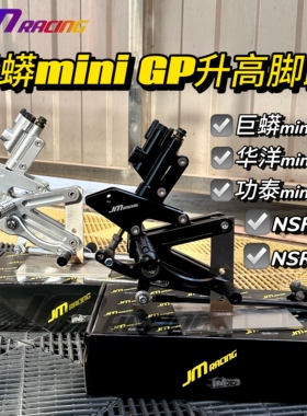 巨蟒miniGP升高脚踏一字泵脚踏护板巨蟒华洋功泰NSR50 NSF100通用
