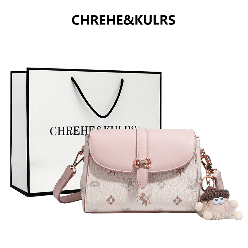 CHREHE&KULRS小众轻奢撞色小方包