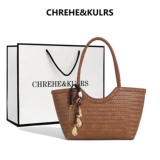 CHREHE&KULRS Летняя сумка через плечо, сумка на одно плечо, корзина
