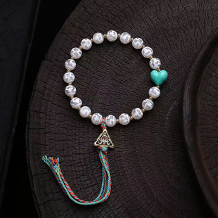 天然玛瑙宝瓶天珠手串单圈松石跑环琉璃醒狮盐源玛瑙配饰文玩手链