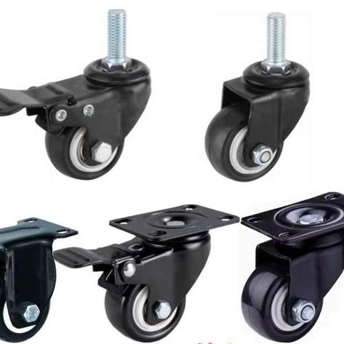 重型1寸1.5寸2寸万向轮丝杆平板小轮子轴承轮家具脚轮滑轮静音轮