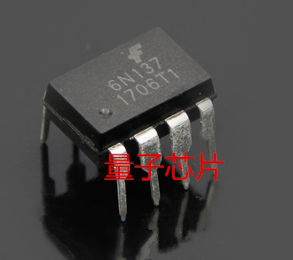 6N137高速光耦6N136 4N25 4N35光电耦合器直插DIP-8