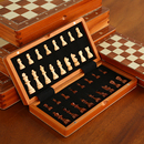 初學(xué)入門(mén)比賽專(zhuān)用chess 國(guó)際象棋實(shí)木磁性高檔紅木棋盤(pán)折疊便攜式