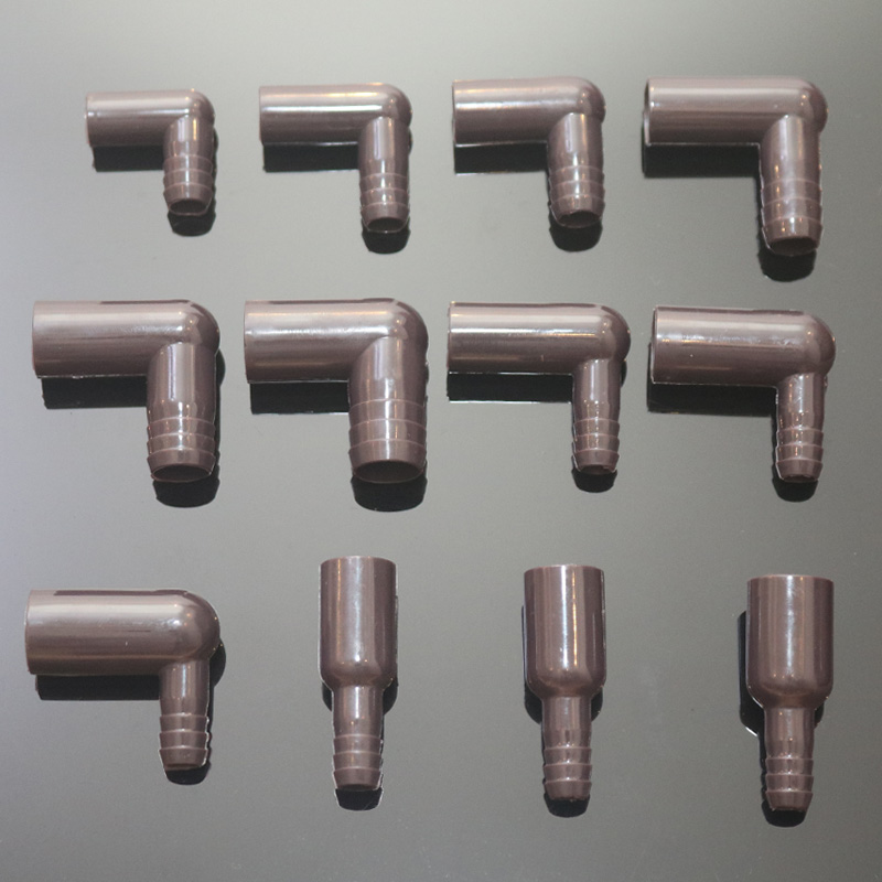 防憋水防折弯90度茶盘转接头直通大变小变径弯头茶具出水管排水管