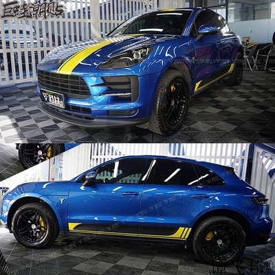 巨蛙潮贴纸全车保时捷Macn拉
