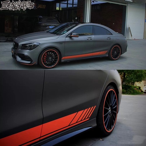 巨蛙潮贴纸车身奔驰CLA45拉