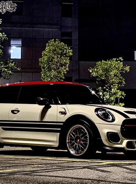 适用宝马迷你MINIJCW车贴拉花引擎盖车头尾车身侧裙贴纸改装贴画