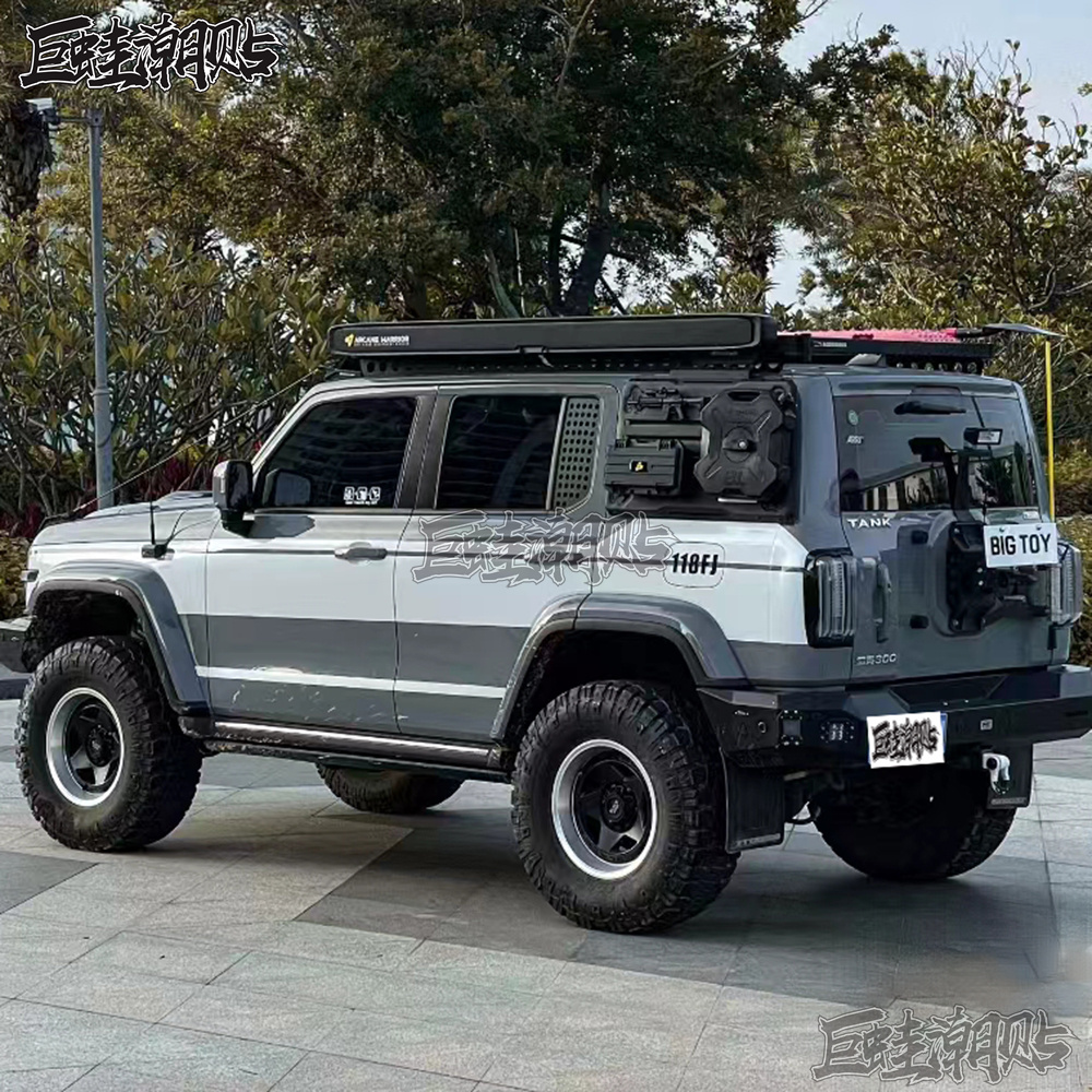 坦克300车身拉花牧马人北京BJ40车贴哈弗大狗宝骏悦也改装饰贴纸