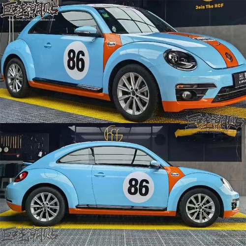 甲壳虫海湾石油车贴防水防晒