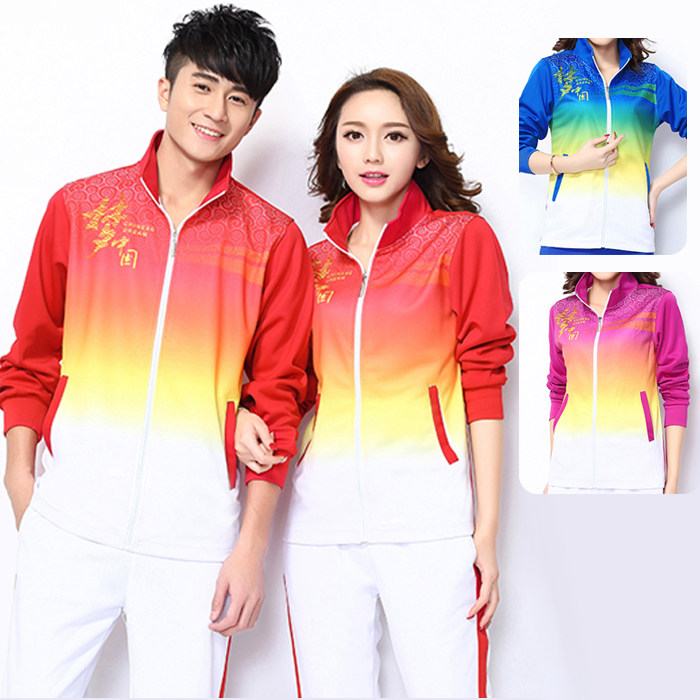 晋冠中国梦广场舞班服运动套装