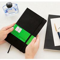 The mo model is an affordable alternative to the legendary notebook. It features an Instagram minimalist soft-sided student diary drawing A5 blank horizontal line with a strap thumbnail 4