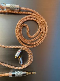 音频线IE80SSE535IE40PRO IM50高纯度单晶铜线材 UE900TF10CM0.78