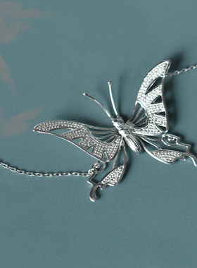 九九倾城上觉纯银项链文艺森系