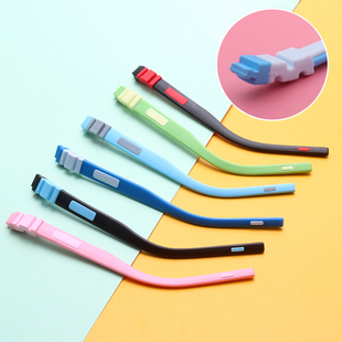 硅胶儿童眼镜腿学生小孩子卡扣可拆卸镜脚防滑防掉配件通常用201