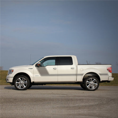 适用福特Ford F-150全系列曲球棍车腰线车门车身汽车贴纸装饰贴