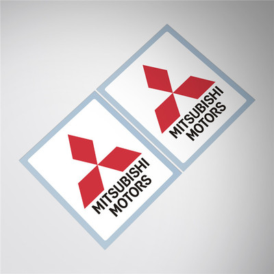 适用Mitsubishi Motors 三菱EVO 6代汽车尾翼贴纸贴花划痕贴