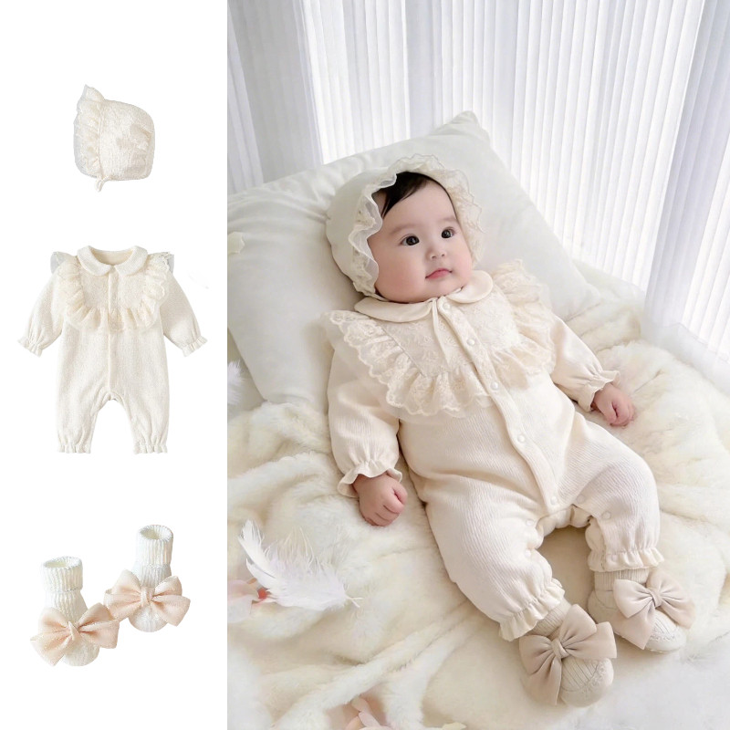 满月百天宝宝衣服女婴儿公主千金风女宝百岁宴小礼服女孩幼儿服装