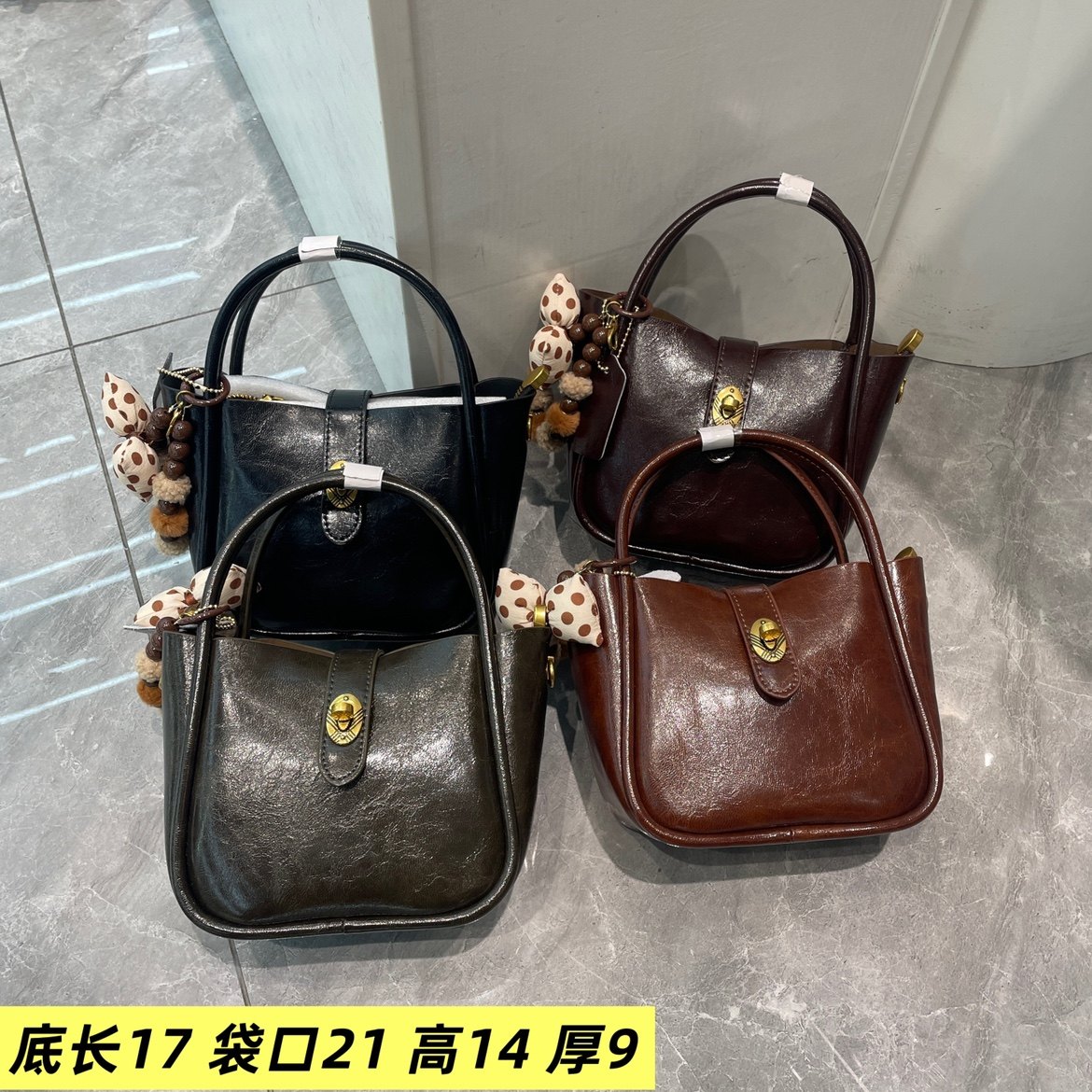 休闲菜篮子手提锁扣韩版质感女包2025新款时尚欧美气质小众斜挎包