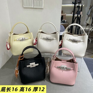 劳拉时黛女包2026新款潮流手提5919洋气百搭轻奢软单肩斜挎小桶包