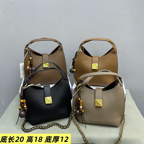 荔枝皮手提水桶女包2026新款洋气休闲秋冬百搭韩版网红复古斜挎包