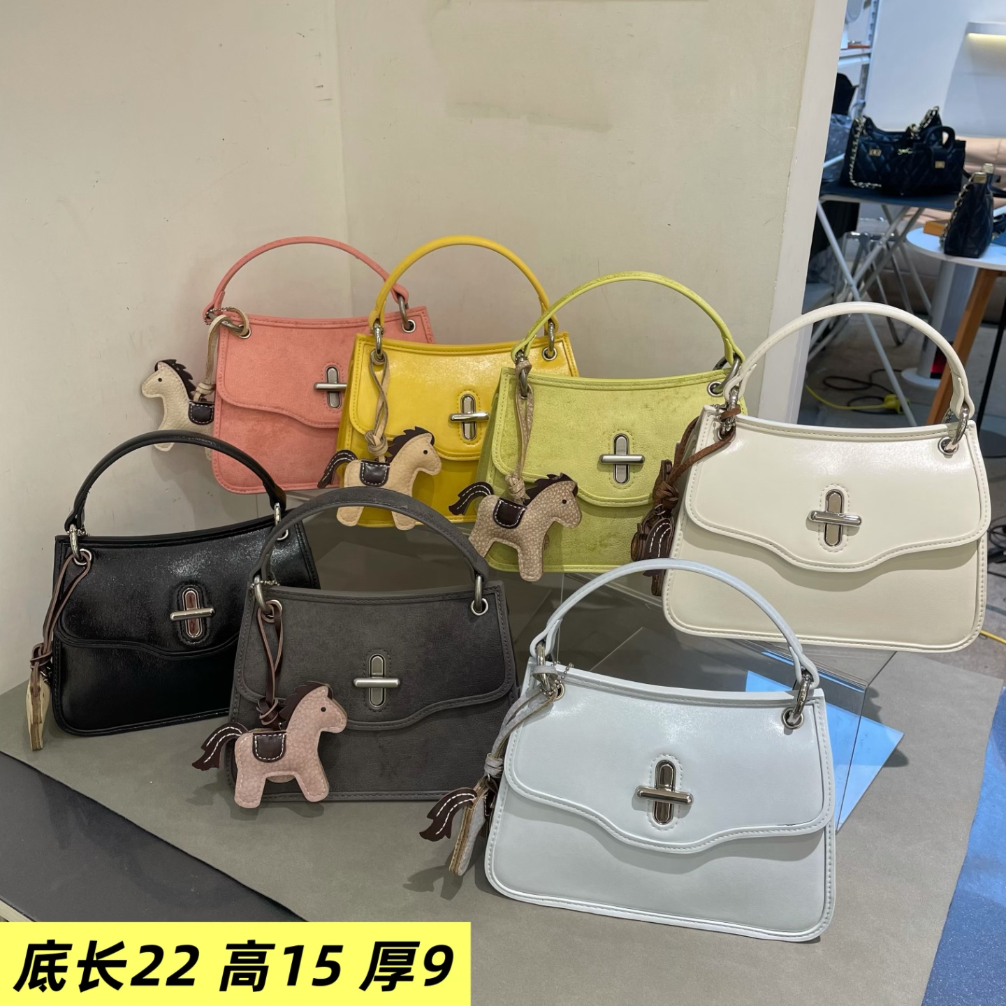 玛莎爱贝儿手提女包2026新款1068韩版休闲轻奢气质百搭手提斜挎包