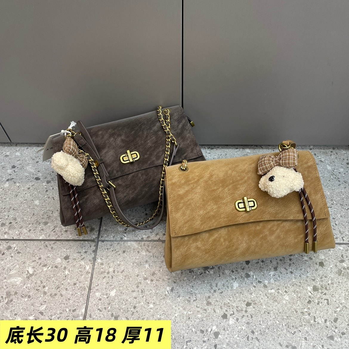 时尚擦色女包韩版质感链条女包2025新款时尚锁扣大气腋下斜挎包,箱包皮具/热销女包/男包,通用款女包,淘宝优惠券,粉丝福利购,淘宝优惠卷