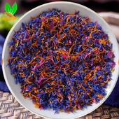 玫瑰矢车菊金盏菊混合干花瓣diy装 饰花瓣香薰蜡烛仅装 饰不可食用