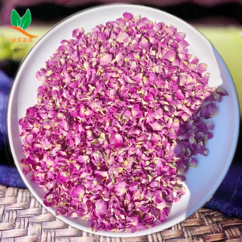 稀有大马士革玫瑰花瓣100g无硫芳疗浸泡油原料可diy装饰花瓣包邮
