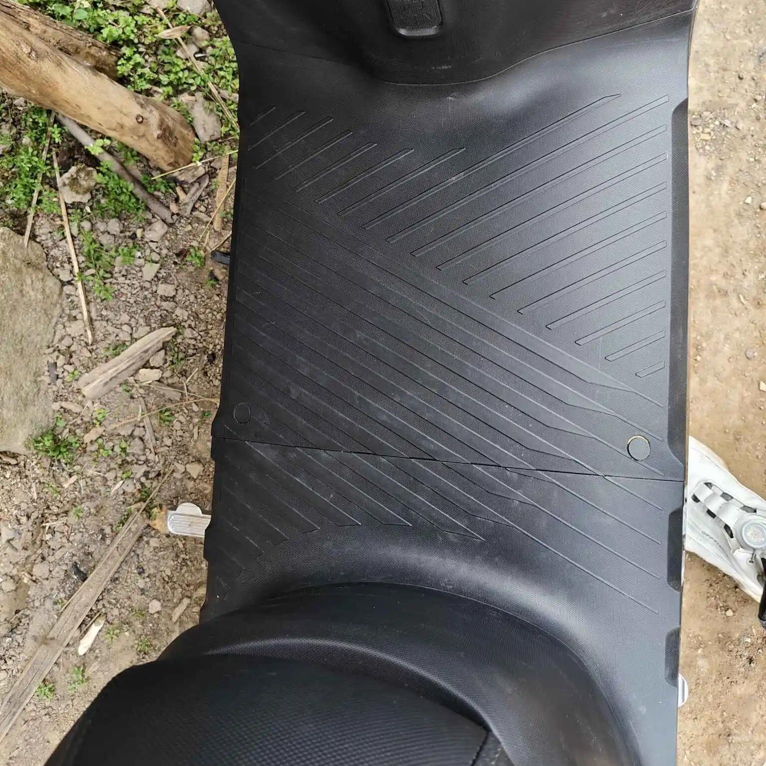 适用于新迪电动车脚垫XD1000DQT-26电摩防水丝圈脚踏板垫直接使用