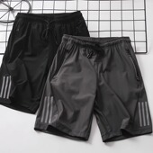 冰丝短裤 宽松直筒大码 短裤 速干运动健身休闲五分裤 女夏季 中裤 薄款