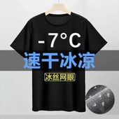 夏季 凉感体恤衫 冰丝t恤女短袖 速干网眼透气潮流百搭宽松休闲半袖