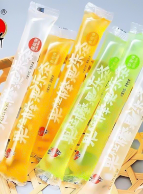 蜡笔小新720g果冻条椰果果粒棒水果味儿童果冻零食碎碎冰脆脆冰棒