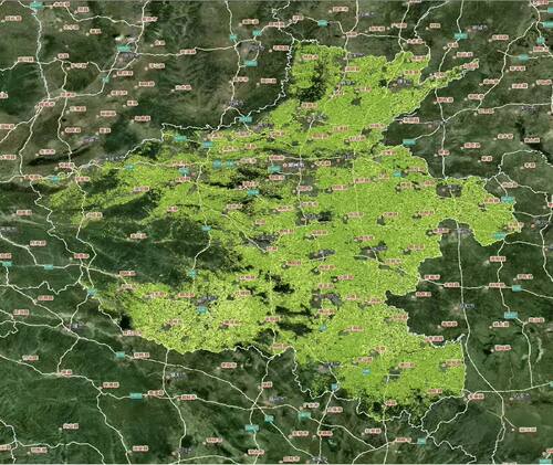 河南省广东省两省永久基本农田ArcGIS/ArcGISPro图源和奥维图源