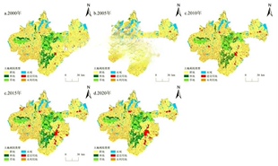 提供土地利用转移矩阵制作土地利用现状图等服务