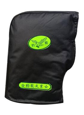 【防风防寒】摩托车保暖手套拼色暴龙皮革绒毛冬季电动车手把套