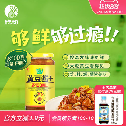 葱伴侣原味黄豆酱900g