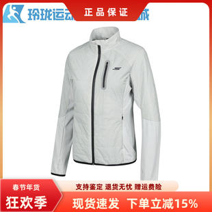 Skechers斯凯奇女士新款时尚舒适百搭立领梭织裥棉外套P424W224