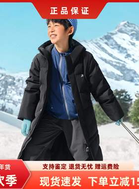 Skechers斯凯奇儿童可拆卸羽绒外套滑雪保暖三防羽绒服P425K033